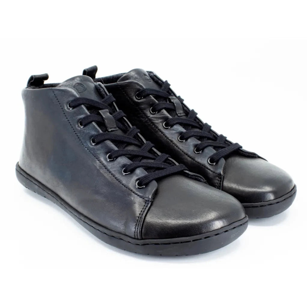 Mukishoes - Botas Raw Leather Black