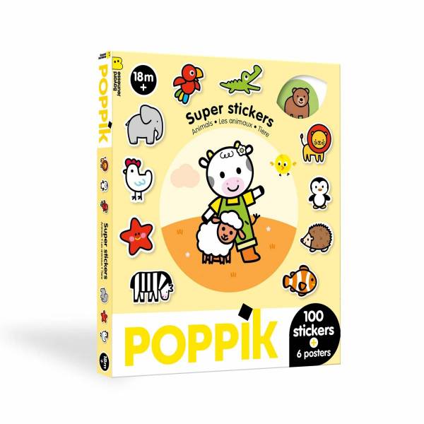 Poppik - Sticker Box Animals