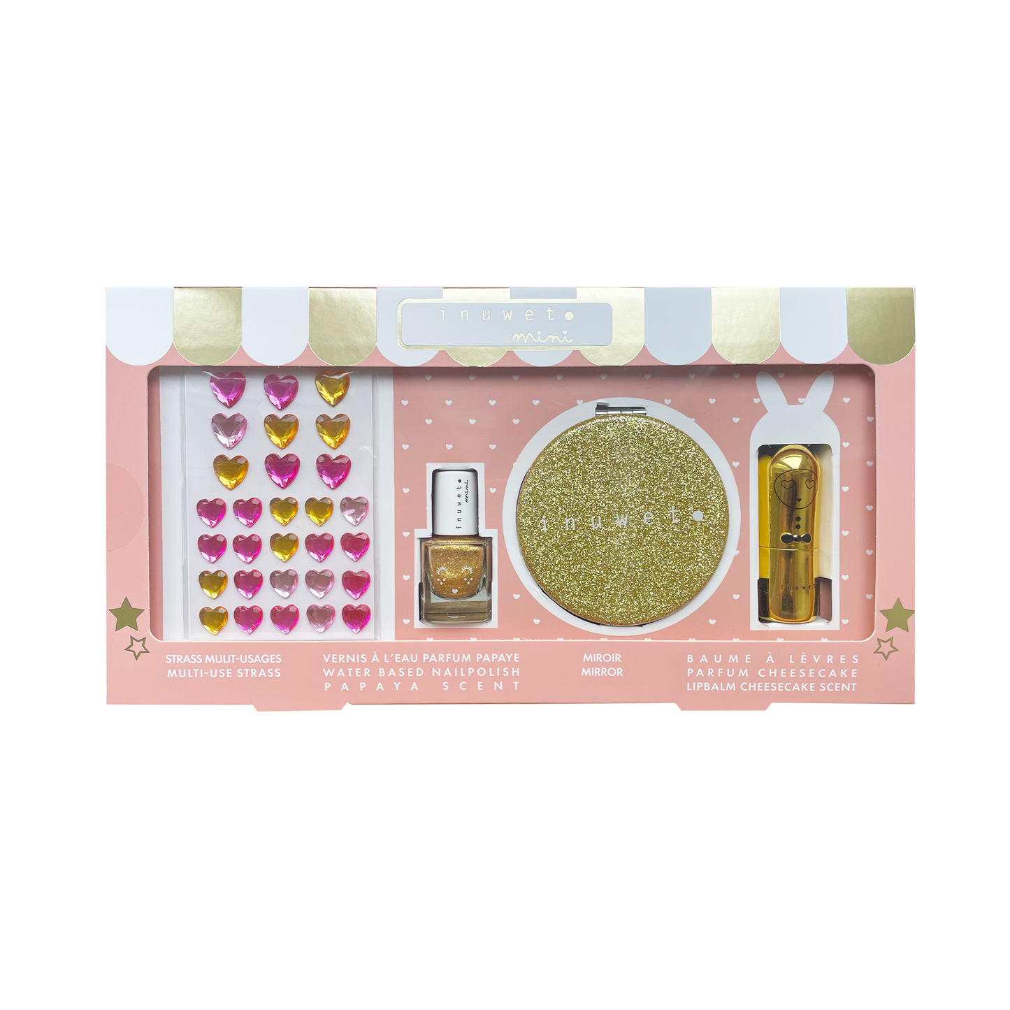 Inuwet - Mini Set Glitter Girl Dourado