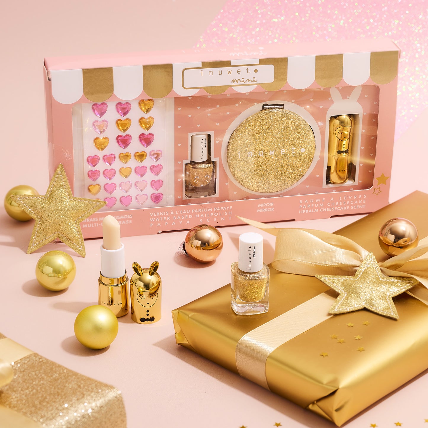 Inuwet - Mini Set Glitter Girl Dourado