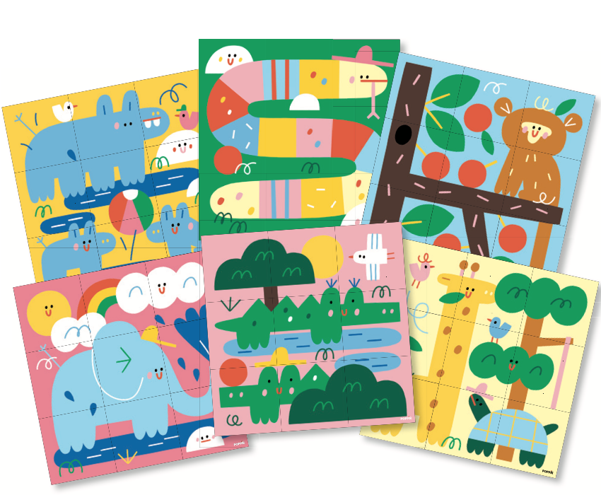 Poppik - Sticker Cards Baby Animals