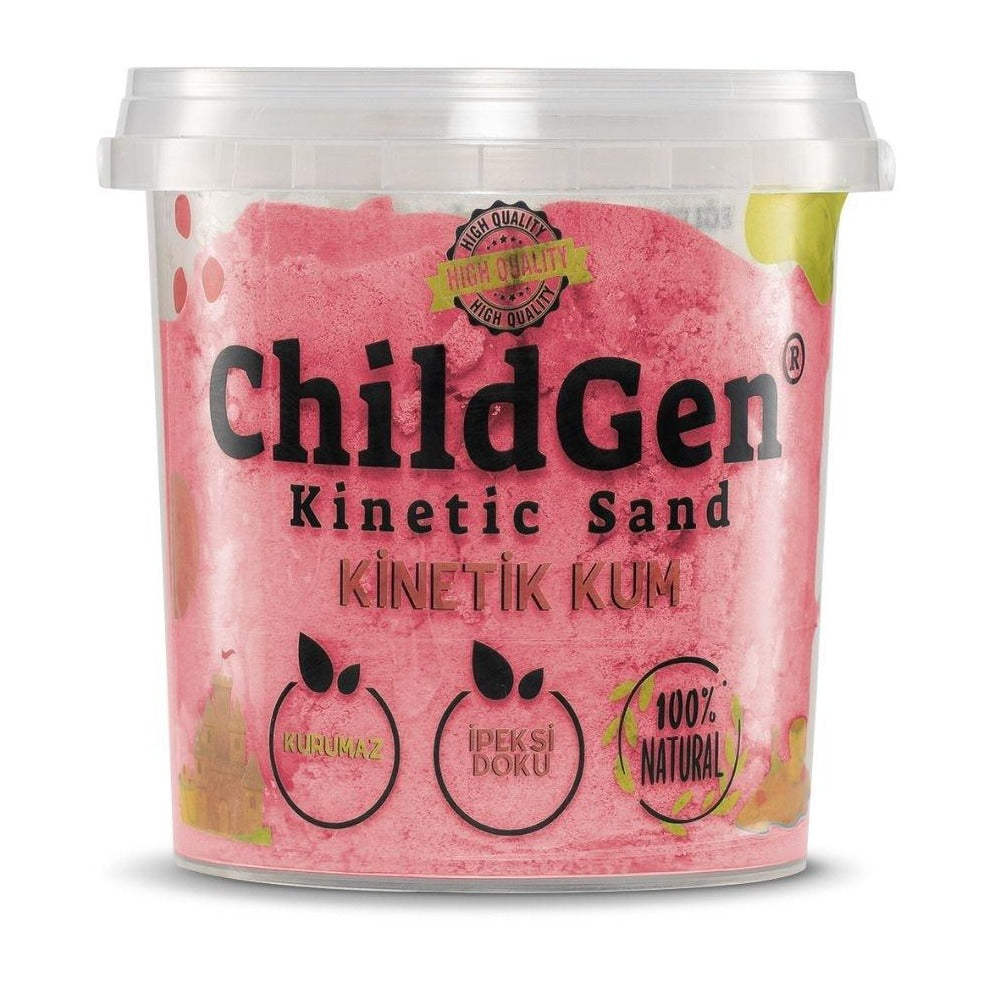 ChildGen - Balde de Areia Cinética Rosa (500g)