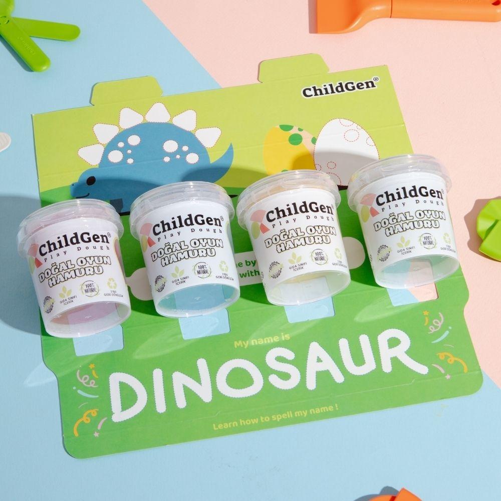 Childgen - Plasticina Natural Dinossauro