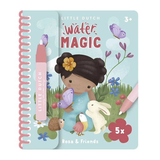 Little Dutch - Livro de Aguarela - Rosa & Friends