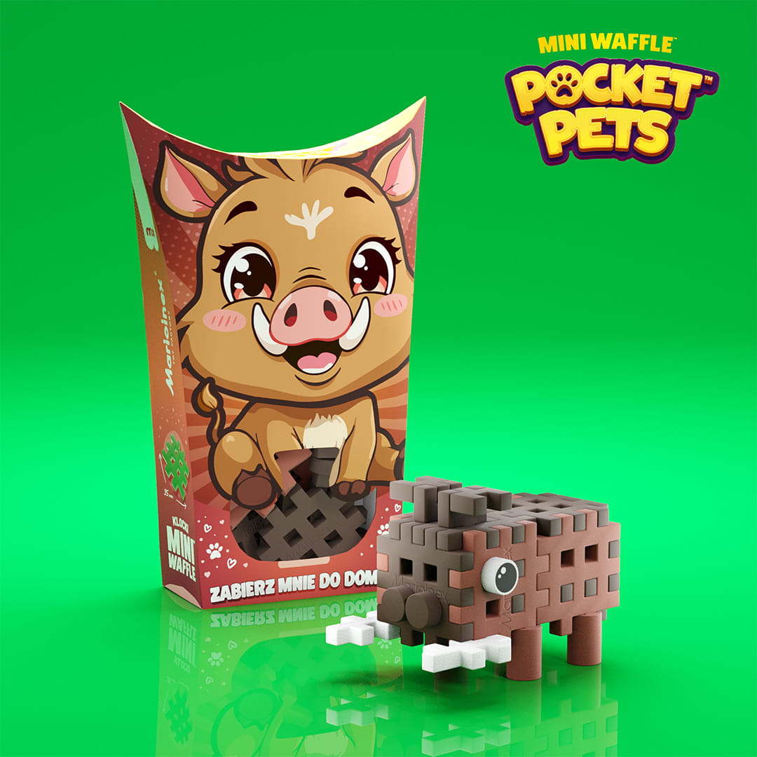Marioinex - Mini Waffle Pocket Pets Javali