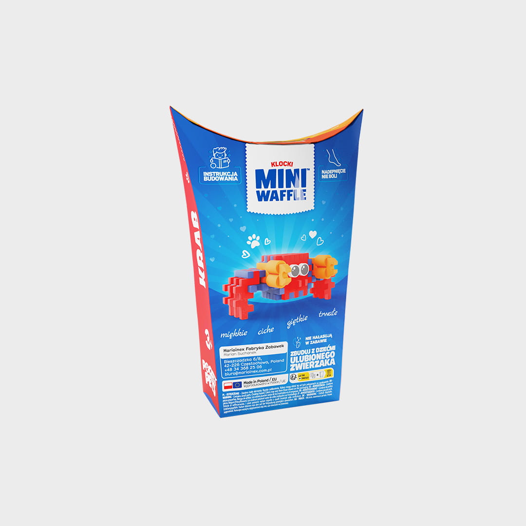 Marioinex - Mini Waffle Pocket Pets Carangueijo