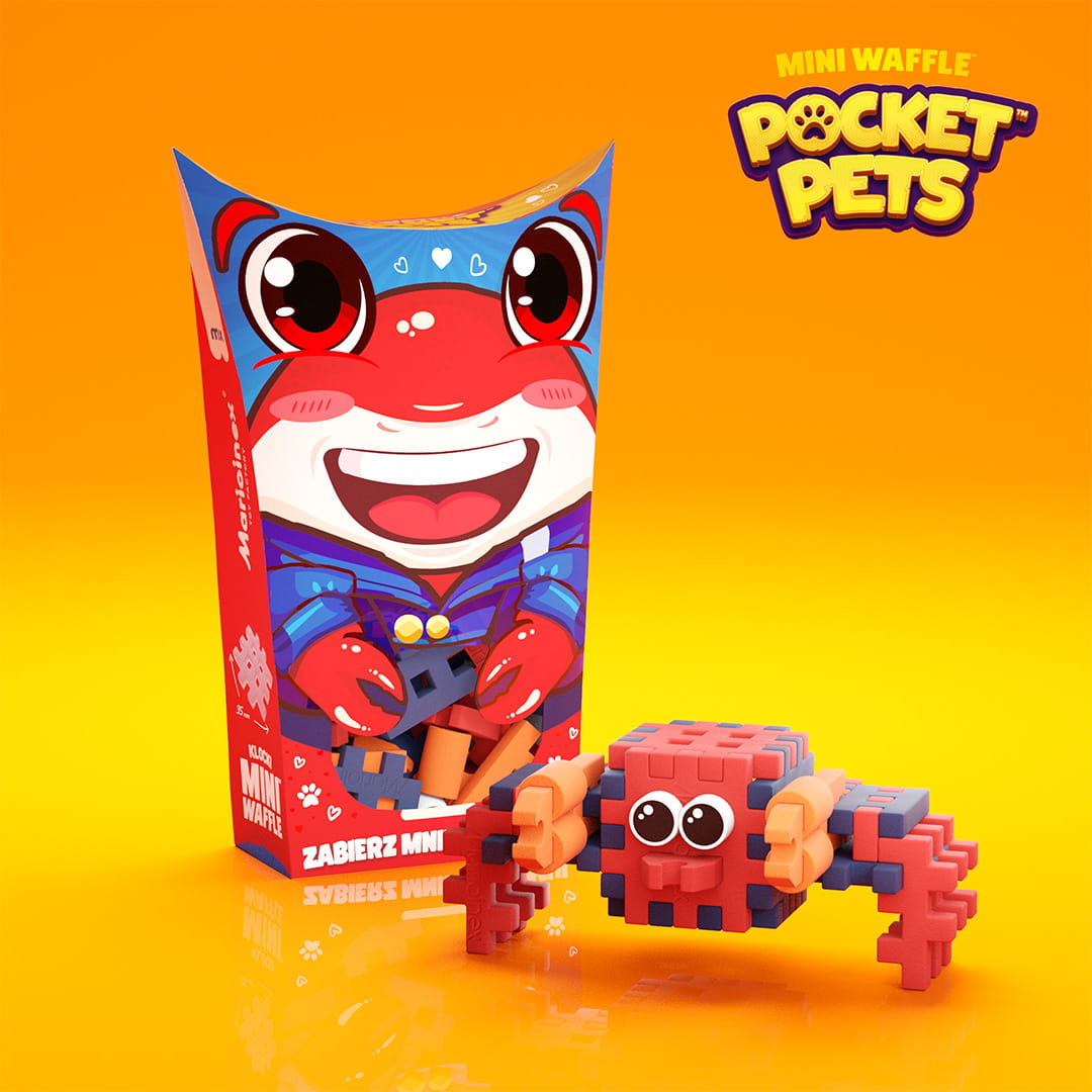 Marioinex - Mini Waffle Pocket Pets Carangueijo