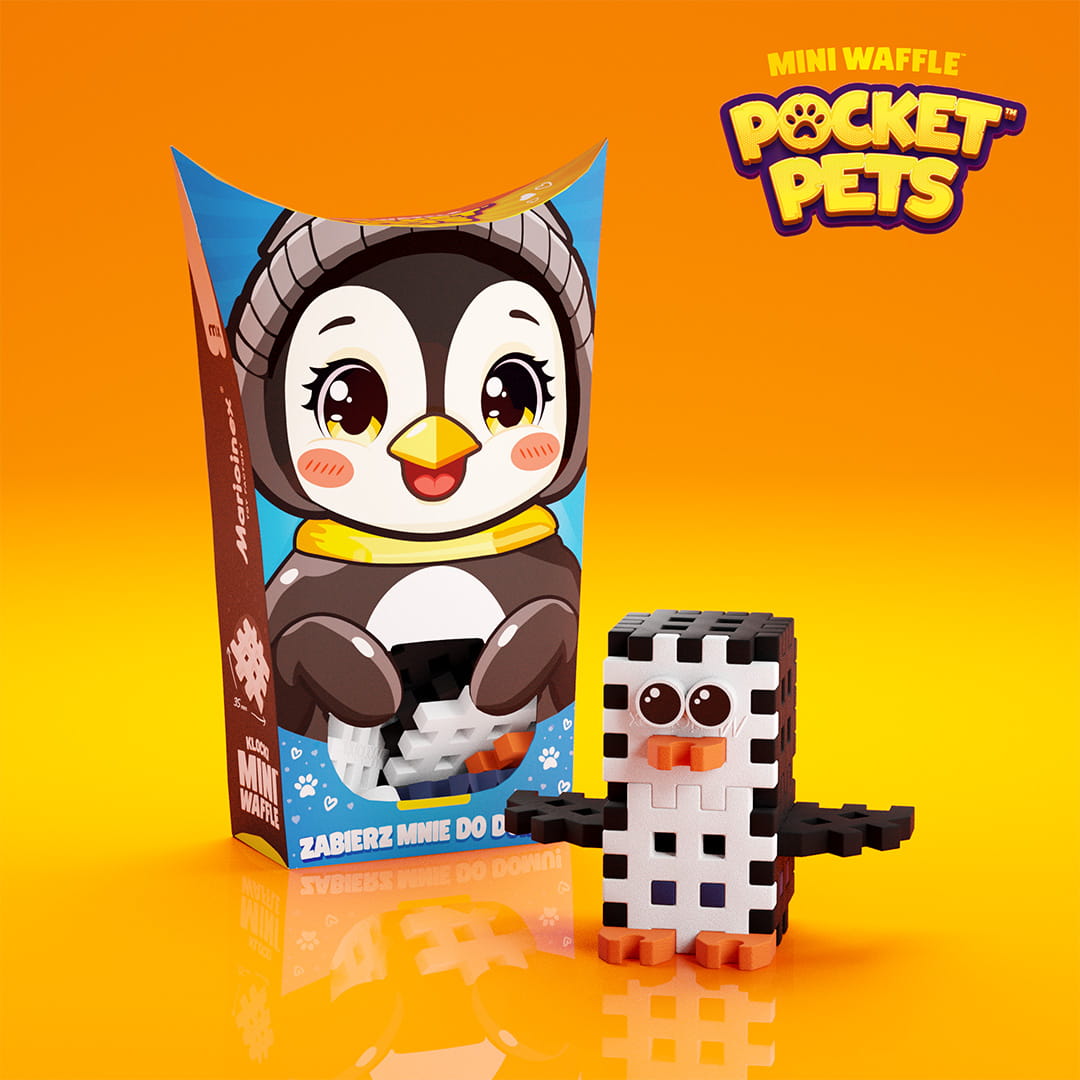 Marioinex - Mini Waffle Pocket Pets Pinguim