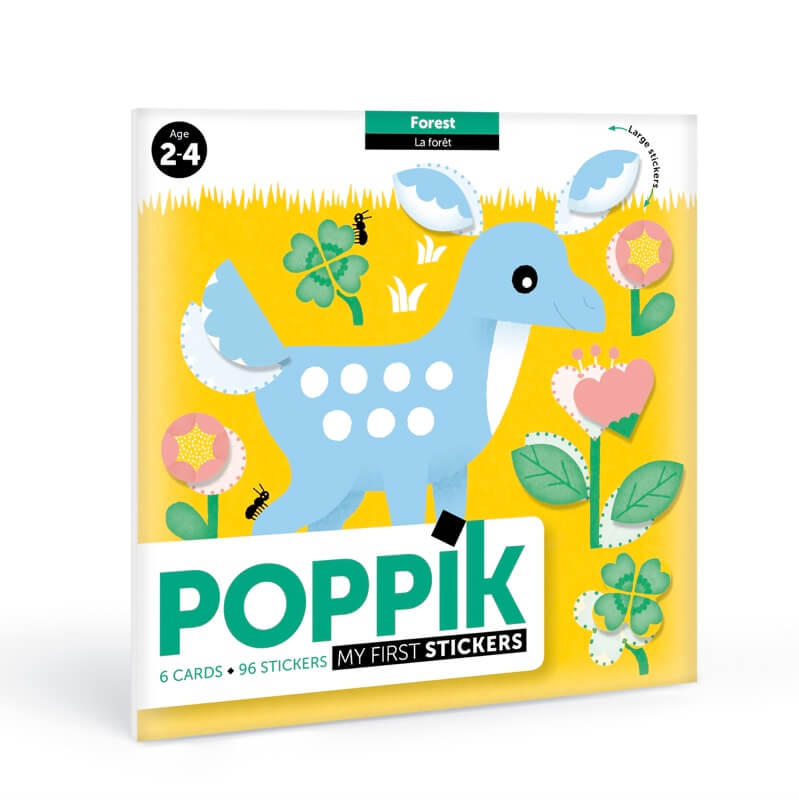 Poppik - Sticker Cards Baby Forest Animals